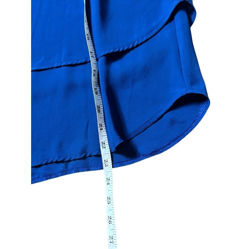 Alya Women's Royal Blue Thin Strap Short Top - Picture 6 of 6